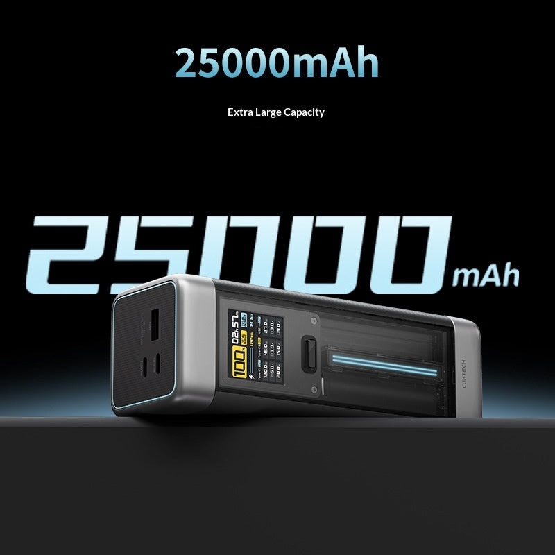 25000mAh Capacité 140W Charge rapide 210W Banque de puissance