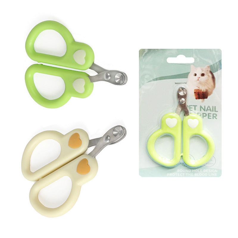 Limite du trou rond de l'animal Ligne de sang anti cisaillement Ciseaux de ongles de chat
