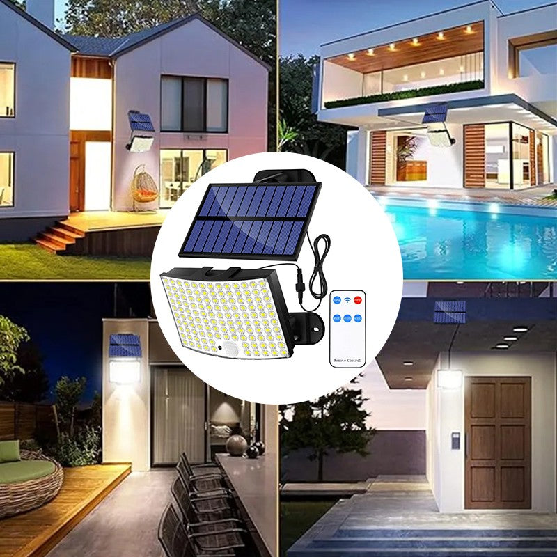 LED Solar PIR Motion Sensor Wall Light Outdoor Garden Sécurité Flood Street Lampe