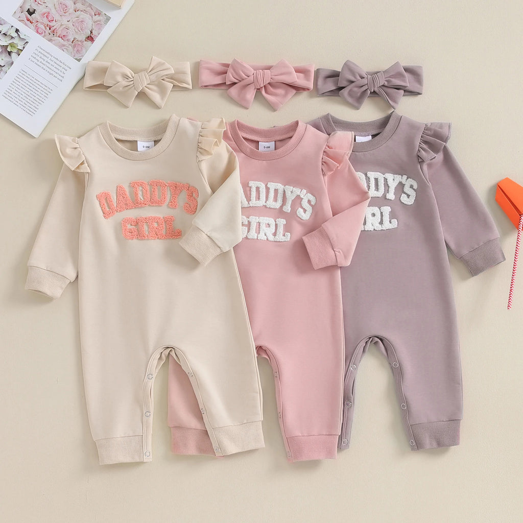 Mignon et doux floral Crawling and Growing Romper