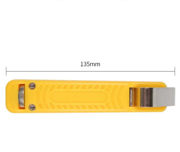 LY25-1 Ajustable Stripper de fil rond en PVC Electrician's Couteau