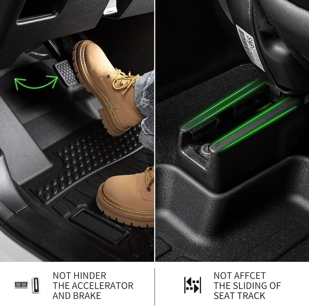 Tapis d'étage sur mesure pour Jetta 2019- Tapis de voiture imperméables Tous les tapis de garde météo lourd TP