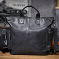 Épaule et sac de corps en cuir pleine fleur pour hommes