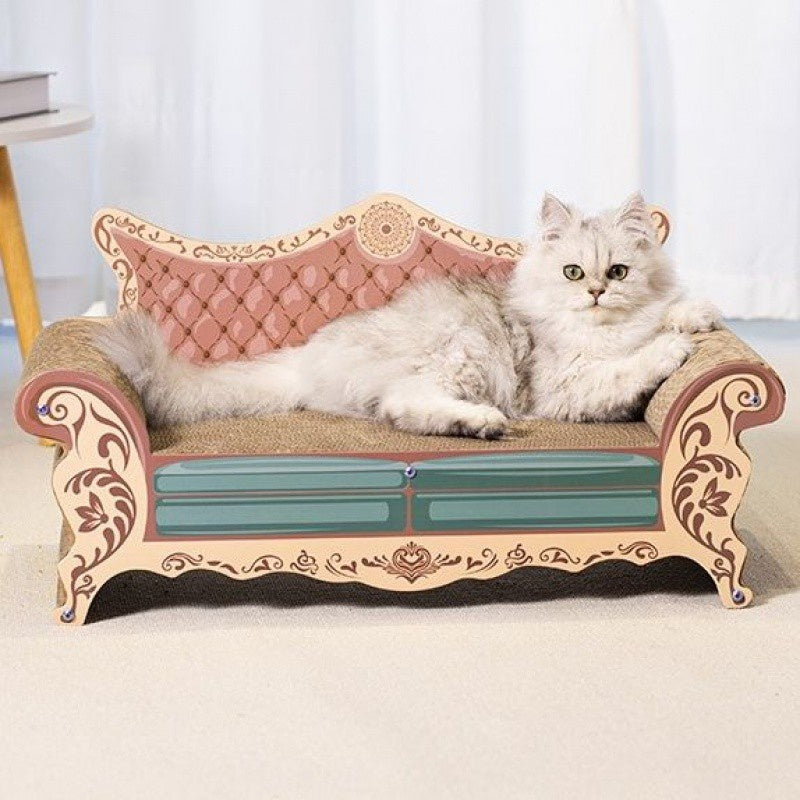 Canapé en forme droite Pas d'ustensiles requis Maison de lit Cat durable