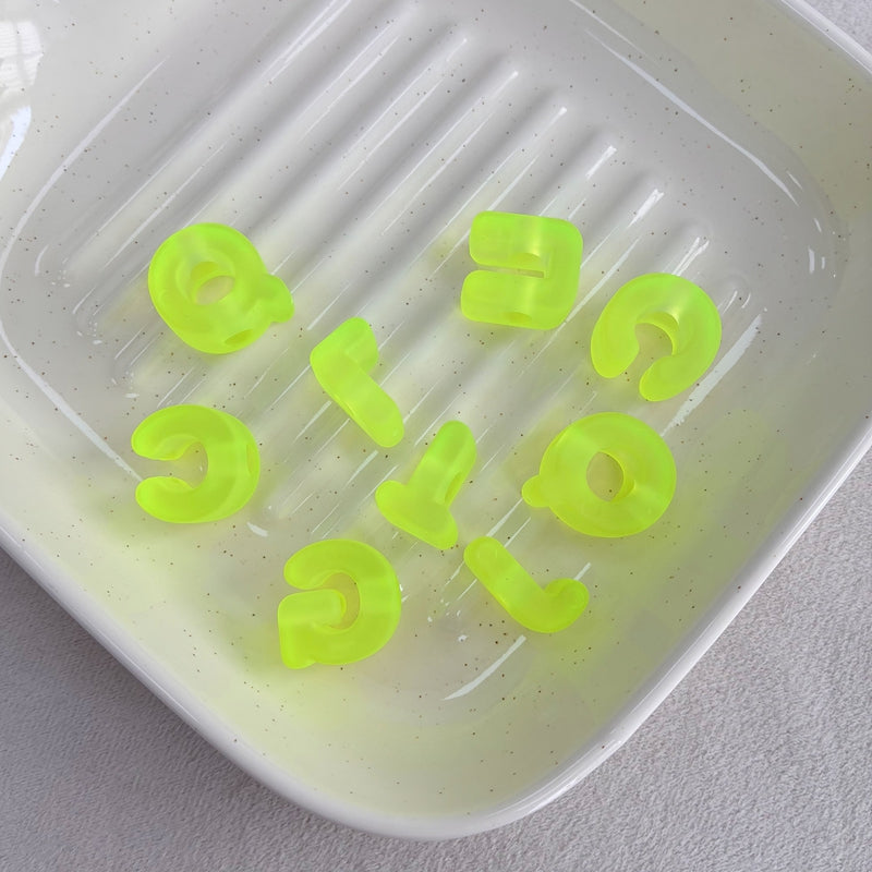 Rubberized Acrylic Beads Eon