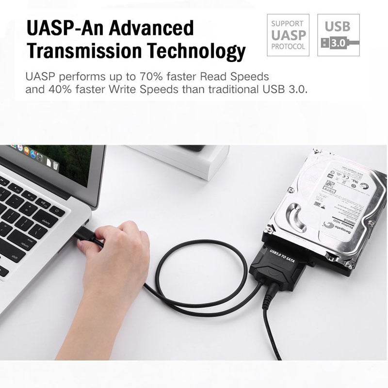USB to SATA hard drive Supports all hard drives