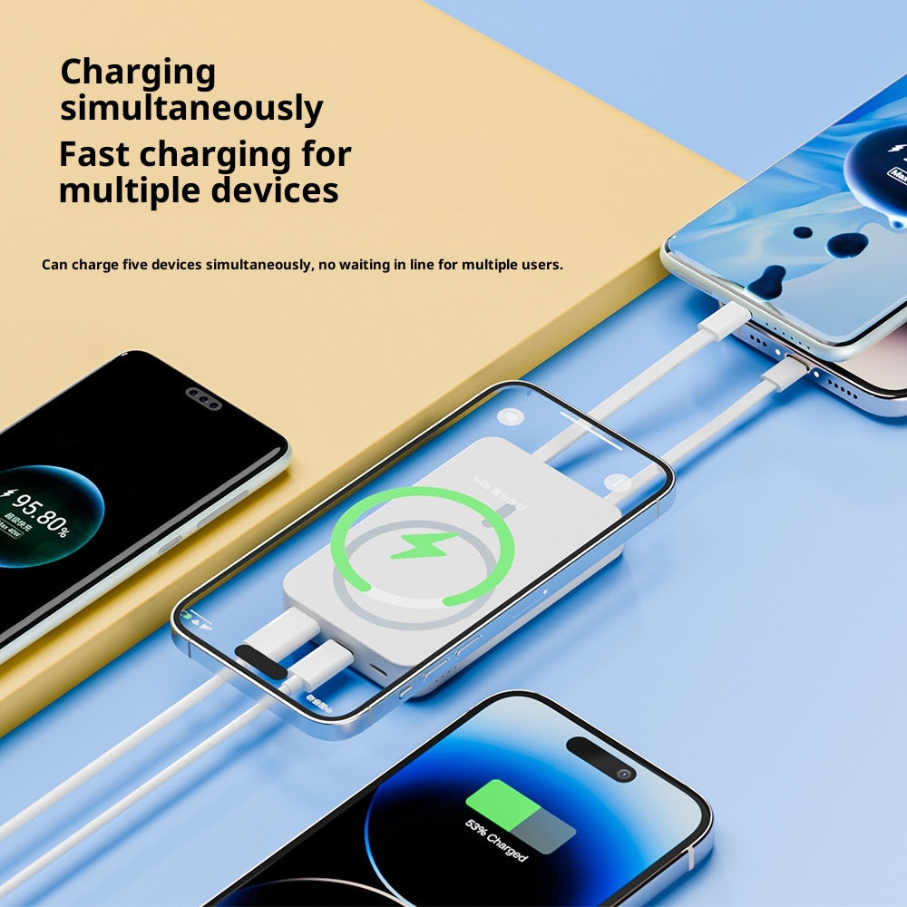 Chargeur d'alimentation mobile avec câble