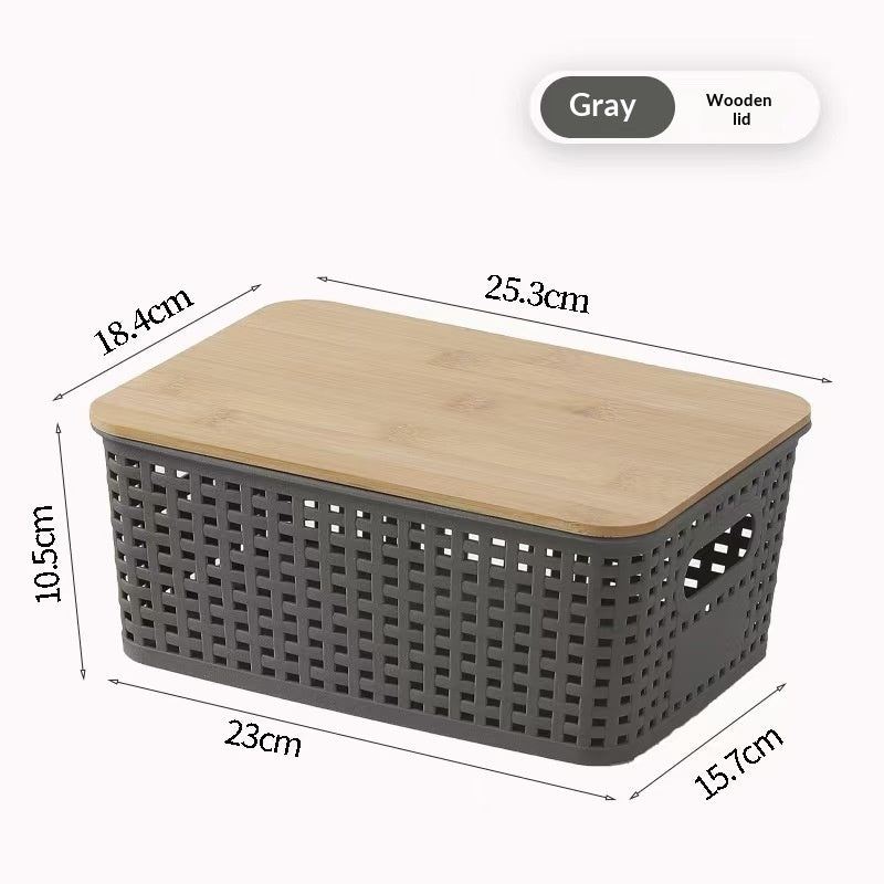 Panier de rangement en plastique creux