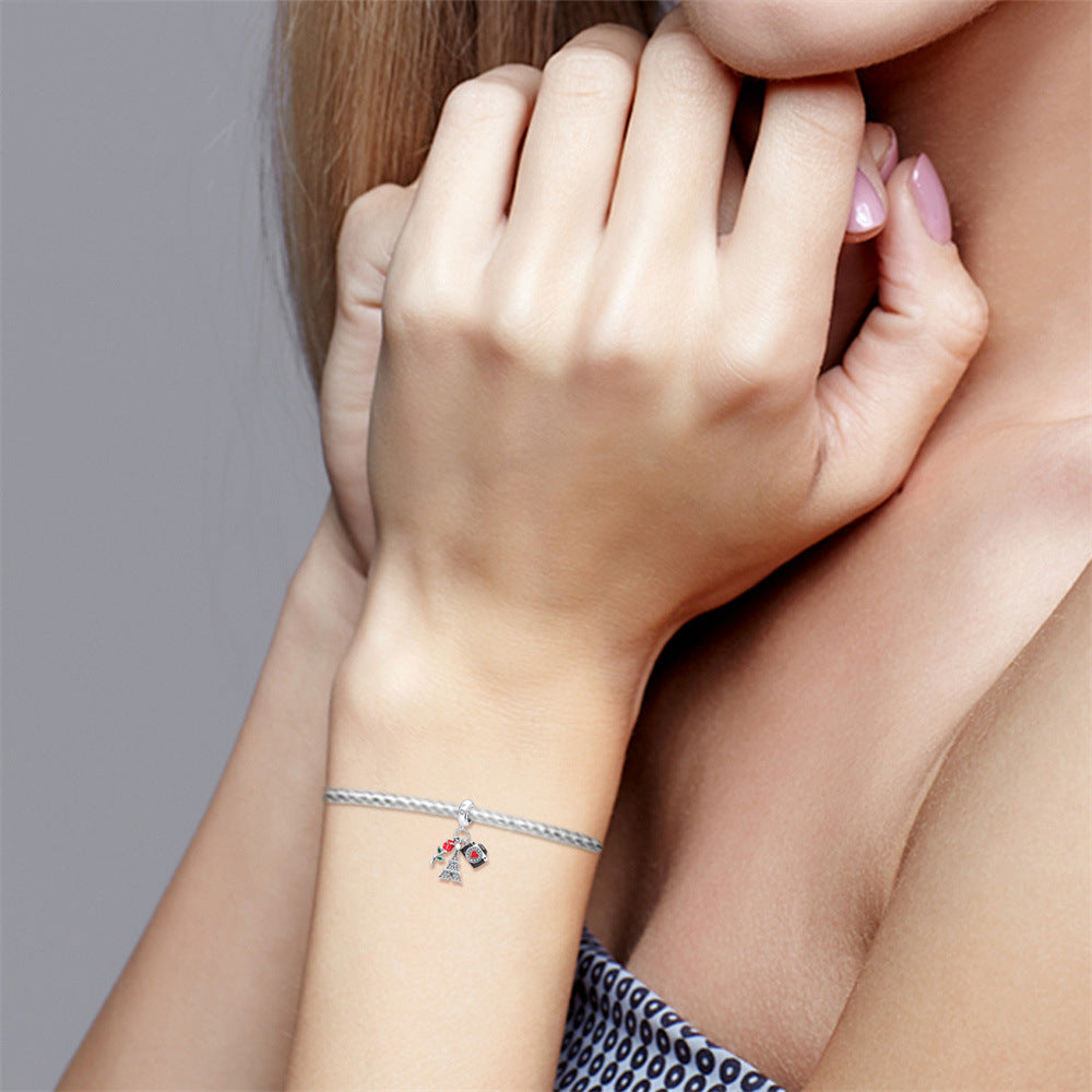World Travel Series Collier pendentif bricolage et accessoires bracelet