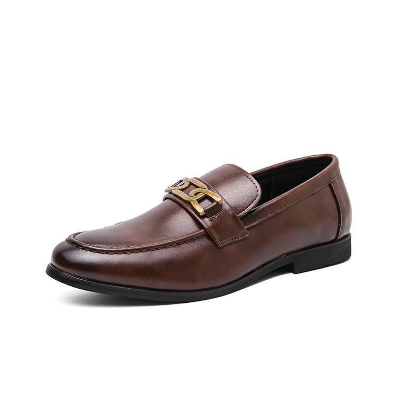 Chaussures en cuir décontracté de style britannique