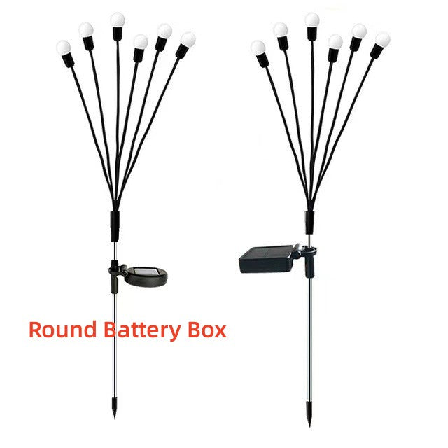 Double-mode Extérieur Solar Pneumatic Couryard Jardin Atmosphère pelouse Respirer FeuFly Groun