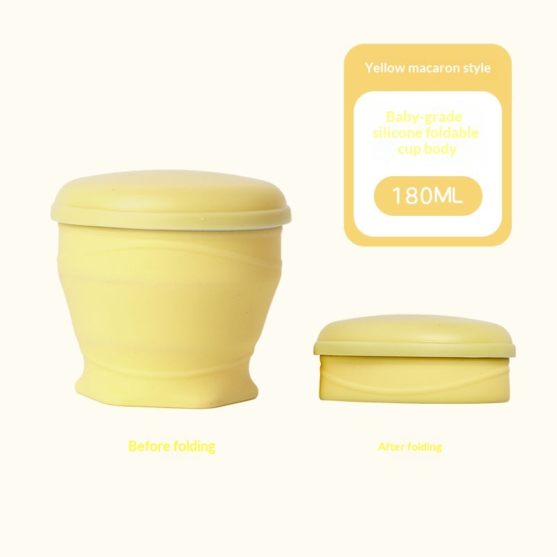 Coupe Macaron Mignon et amusant bouteille d'eau pliante