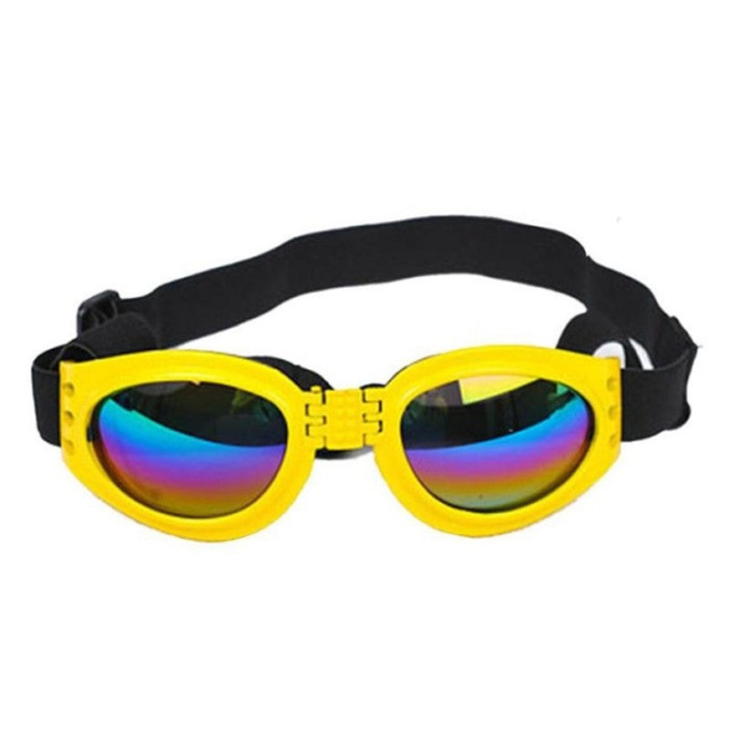 Lunettes de soleil pour chiens pliables de taille moyenne Lunettes de protection UV pour animaux de compagnie