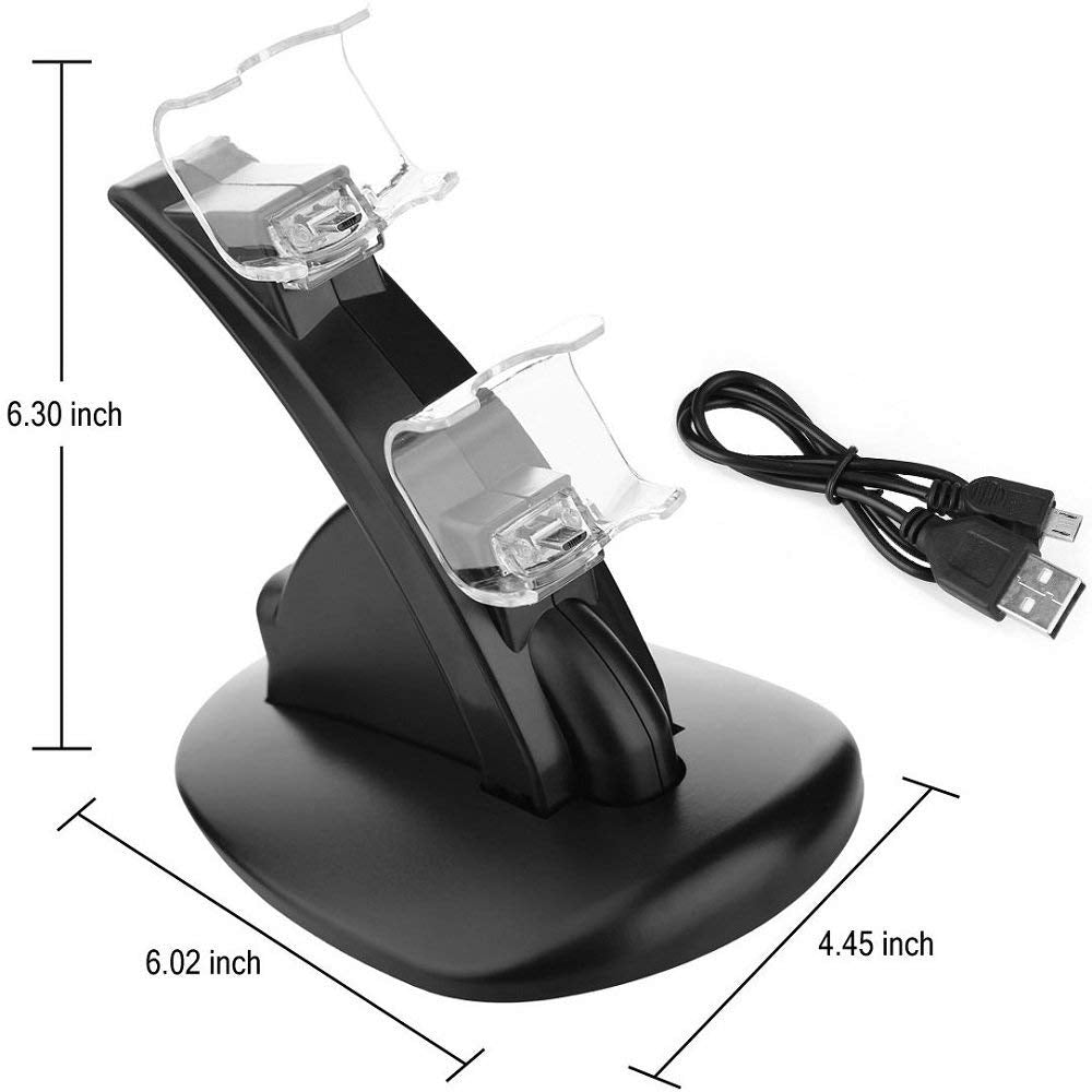 Chargeur Gamepad double support de charge