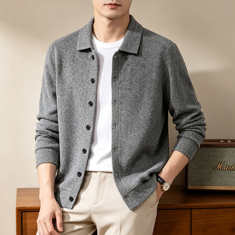 Chandail à manches longues pour hommes PrintempsÉté Chauffe-pel à la mode Style