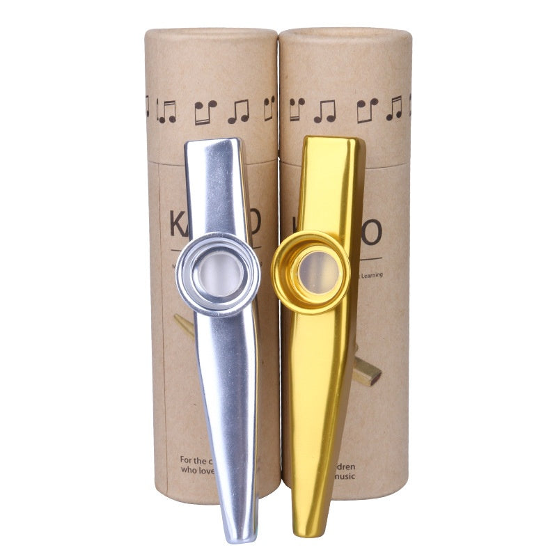 Débutant Kazoo Metal KAZOO Guitar Ukulele Petit Instrument