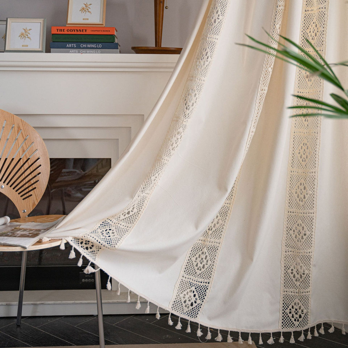 Rideau American Crochet Mesh produit fini