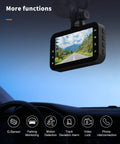 Dash Cam avant et arrière caméra de voiture double Dashcam 1080P FHD