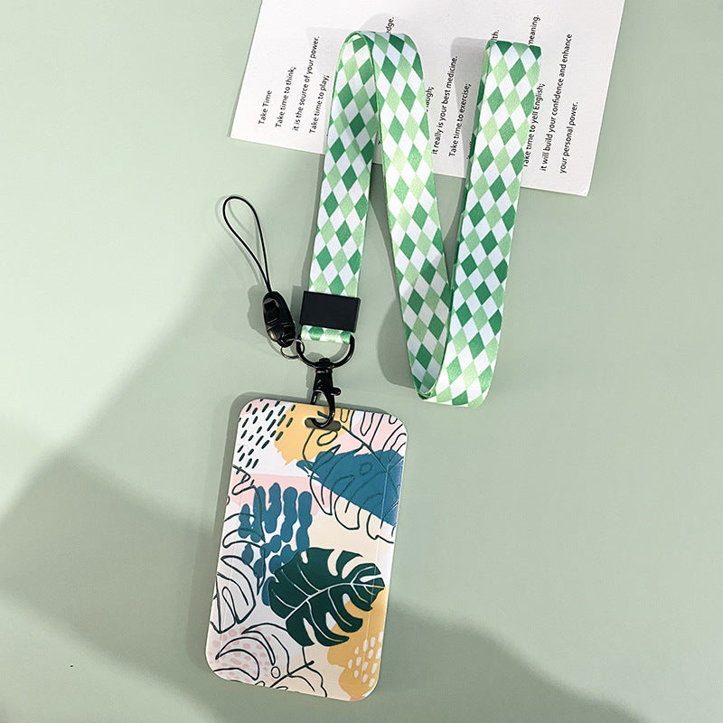 Série de plantes vertes Couverture de lanyard de mode simple