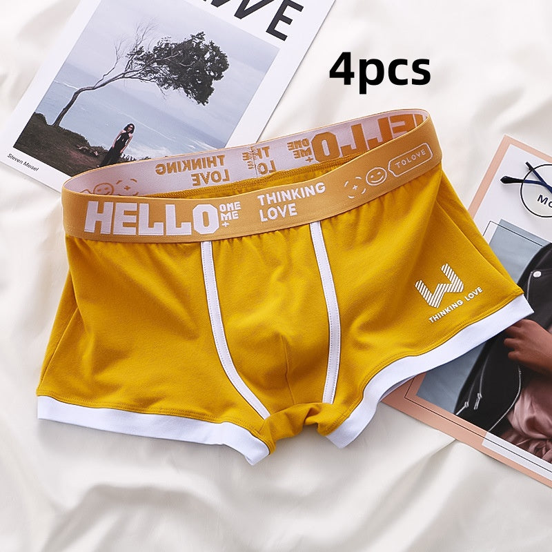 Boxers homme Trendy Respirant Couleur Contraste