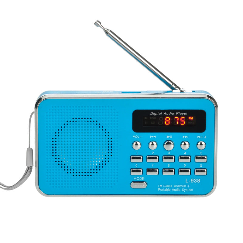 Multi-fonction carte radio portable mémoire MP3 lecteur de musique petite enceinte