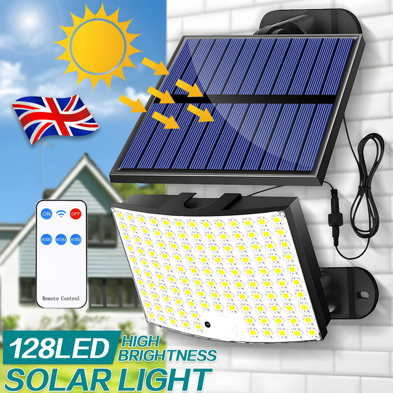 LED Solar PIR Motion Sensor Wall Light Outdoor Garden Sécurité Flood Street Lampe