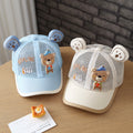 Tableau de dessin mignon d'été Bear Garçons et chapeau de filles Mesh Chapeau pour enfants Duckbill Cap Bre