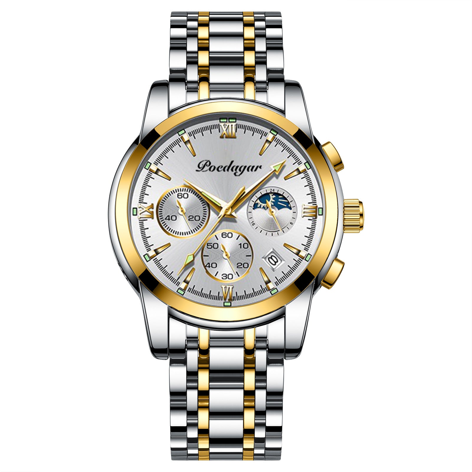 Montre Multifonctionnelle Homme Lumineuse Imperméable Quartz Montres