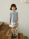 Robe en coton d'été à manches courtes pour filles