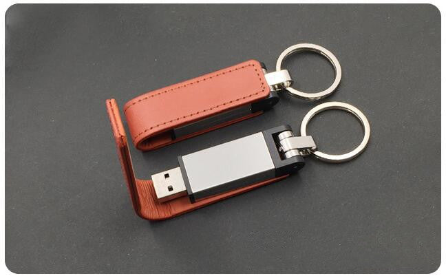 Leather U Disk 16G Porte-clés U Disk 32G