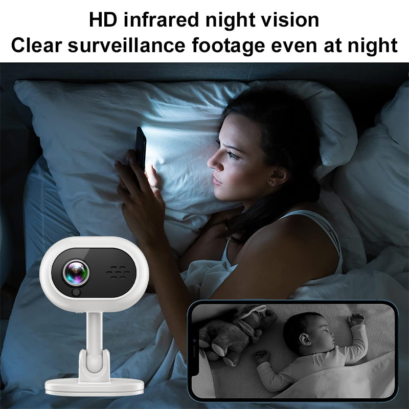 1080P HD Mini caméra WiFi sans fil HD Night Vision Caméra Maison XD Remote Camera Kids Pet S