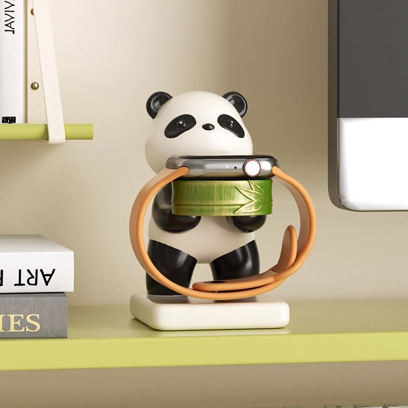 Chargeur Stand Base Stockage Panda Tray Décoration de bureau créative