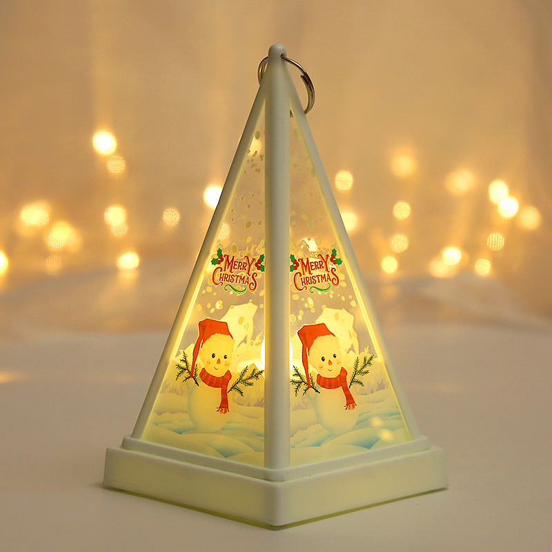 Décorations de Noël Lampe de nuit portable pour enfants Dîner cadeau de la veille de Noël