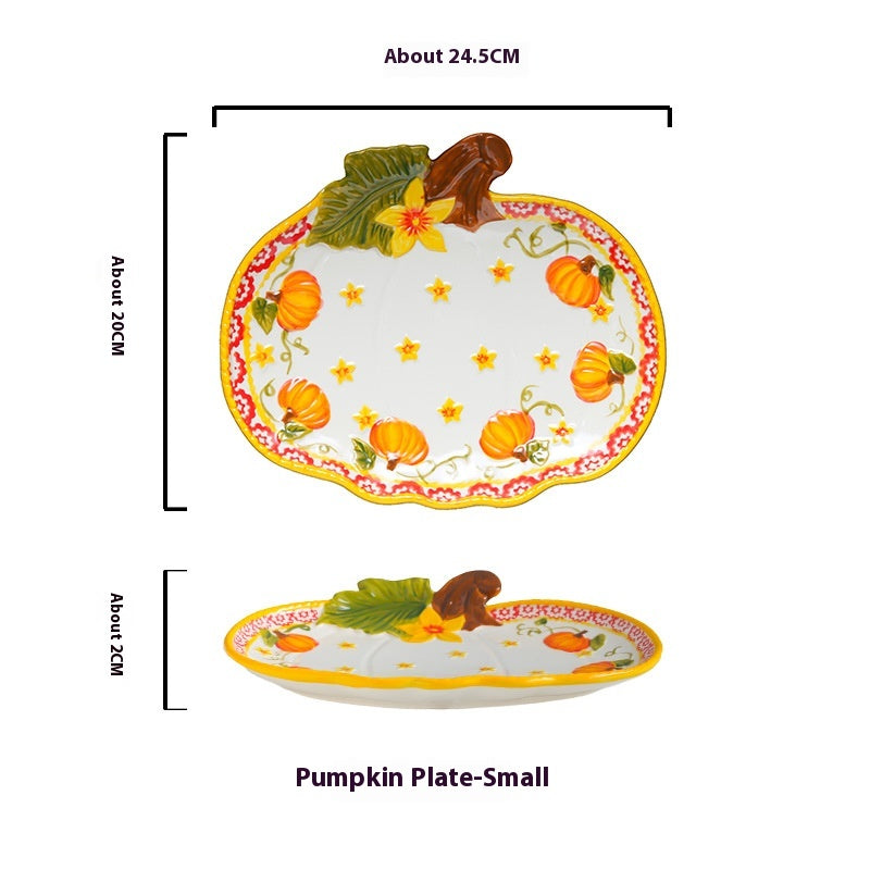 Pumpkin Bowl Plats de plat de plat de nouilles