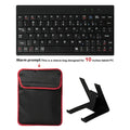 Tablette PC porte-bag pour tablette de moins de 10 po avec mini-clavier USB deux couches Poc