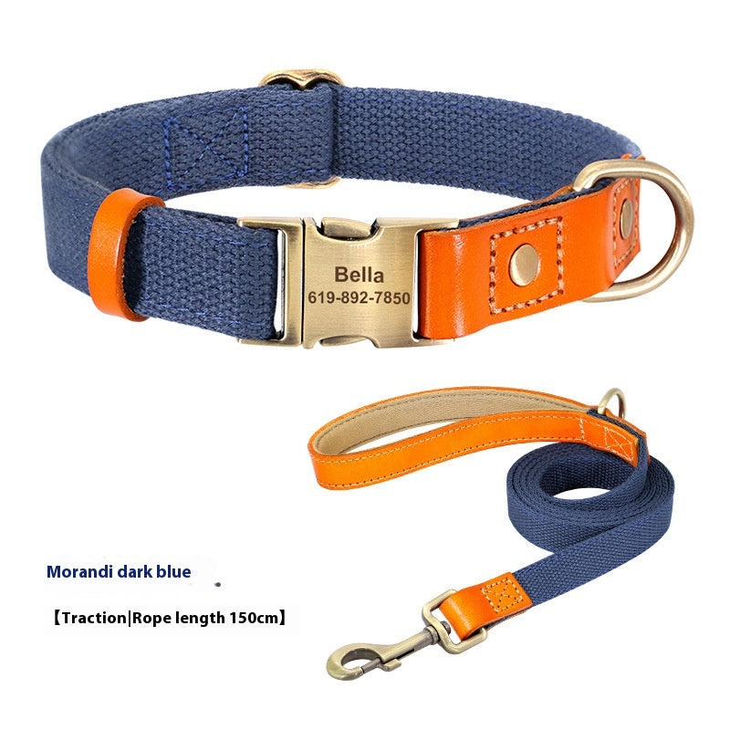 Rope de traction du collier de petit chien
