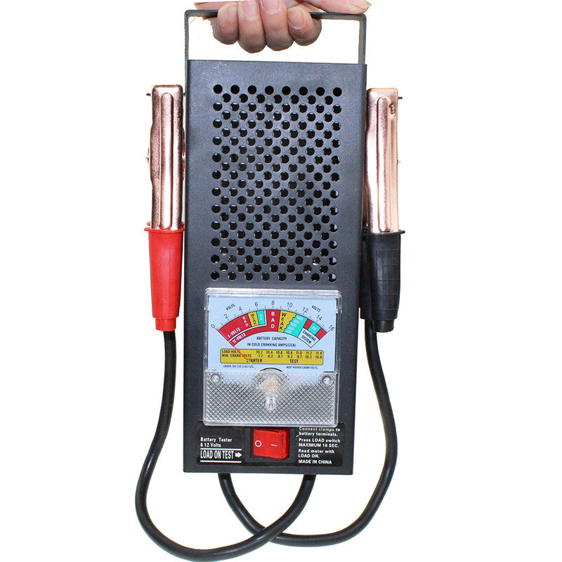 Testeur de charge de batterie de voiture 6V-12V 1 00Vérificateur de charge du système d'ampli Réparation automobile
