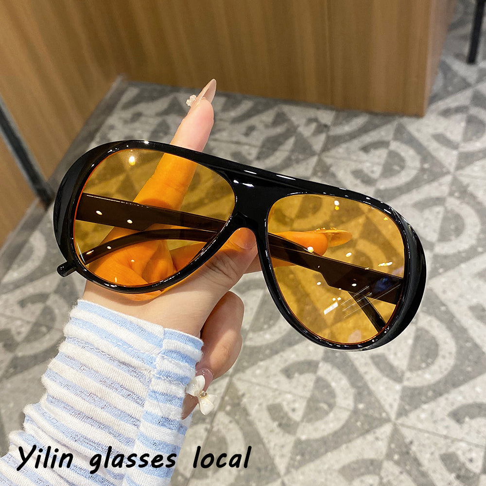 Lunettes de soleil Aviateur grand cadre rétro