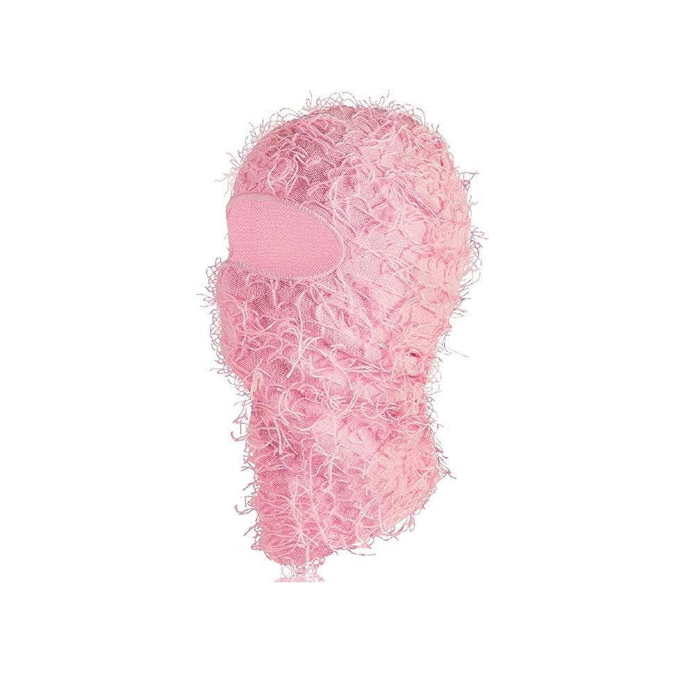 Masque de visage chaud tricoté européen et américain