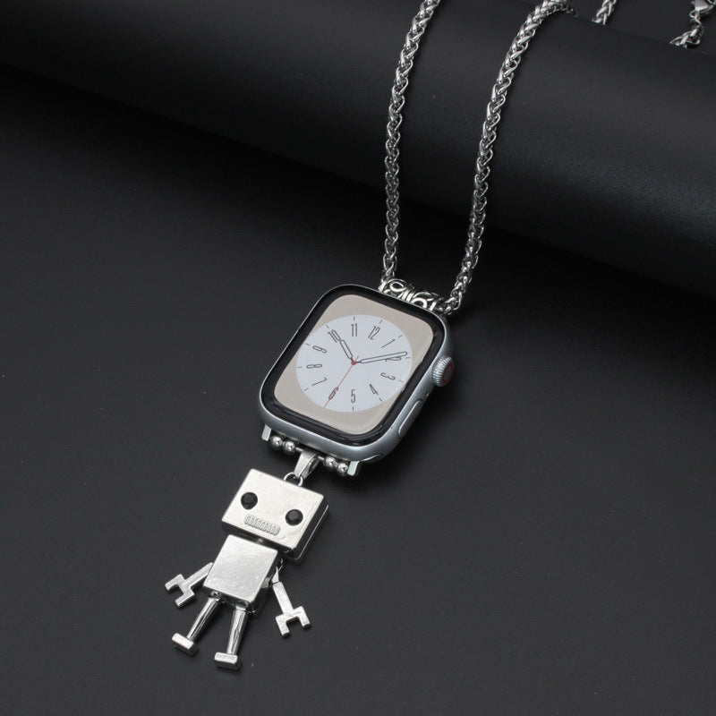 Bracelet suspendu en plume de collier de montre