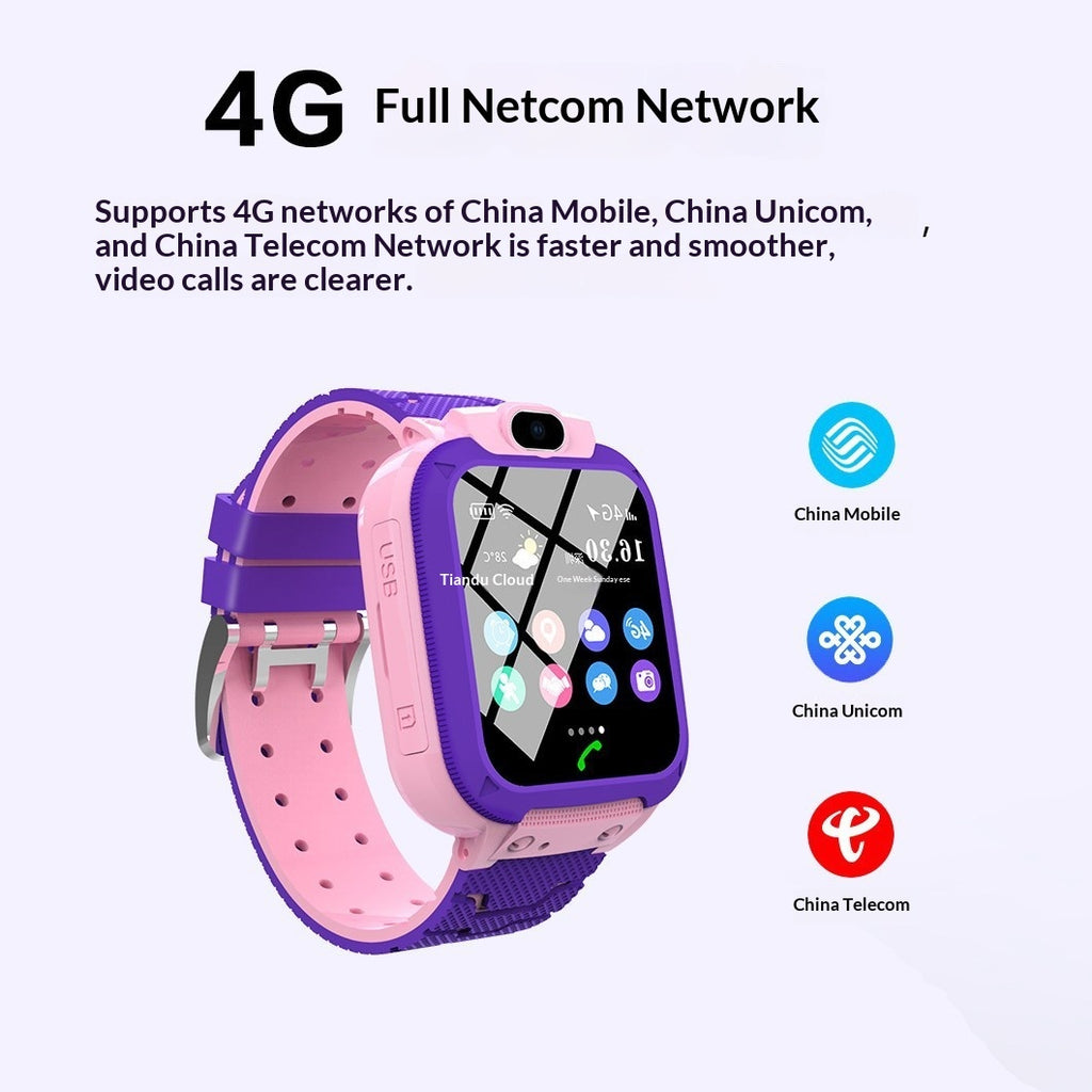 All-network 4G Smart Android Téléchargeable Kids Watch Phone
