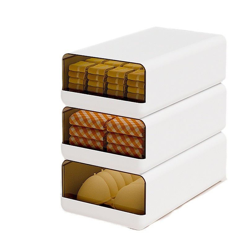 Boîte de rangement pour sous-vêtements ménagers de style tiroir