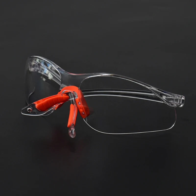 Matériel PC anti-impact de la poussière de vent lunettes de sécurité d'équitation transparent verres Lab travail sûr