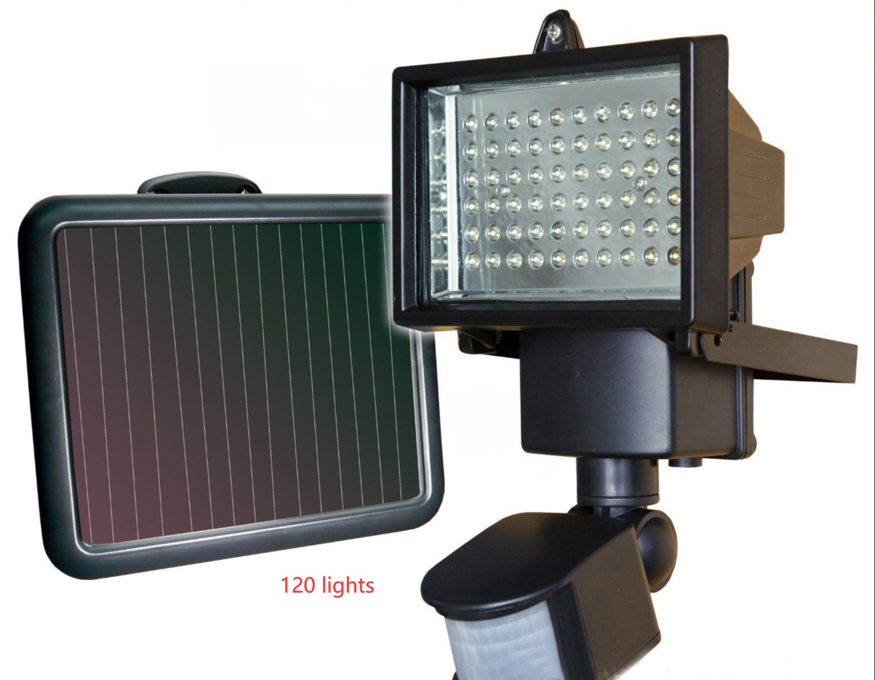 Lampe solaire à détecteur de corps infrarouge