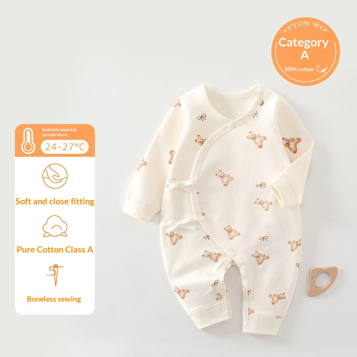 Vêtements pour bébés de style papillon à quatre saisons nouveau-nés