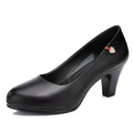 Femmes Chaussures de travail à talons hauts Chaussures professionnelles en cuir