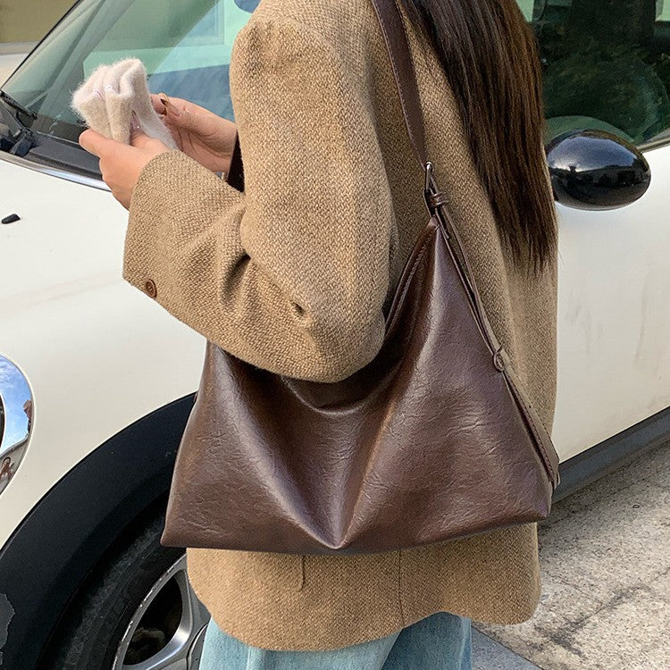 Sac transversal en cuir souple élégant