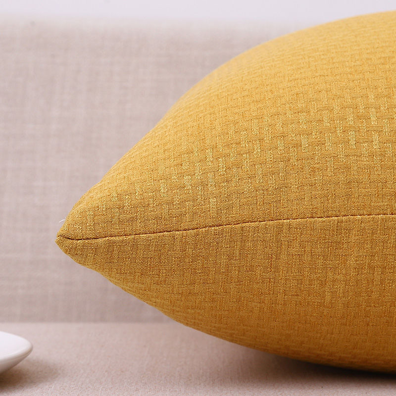 Coussin en coton et lin