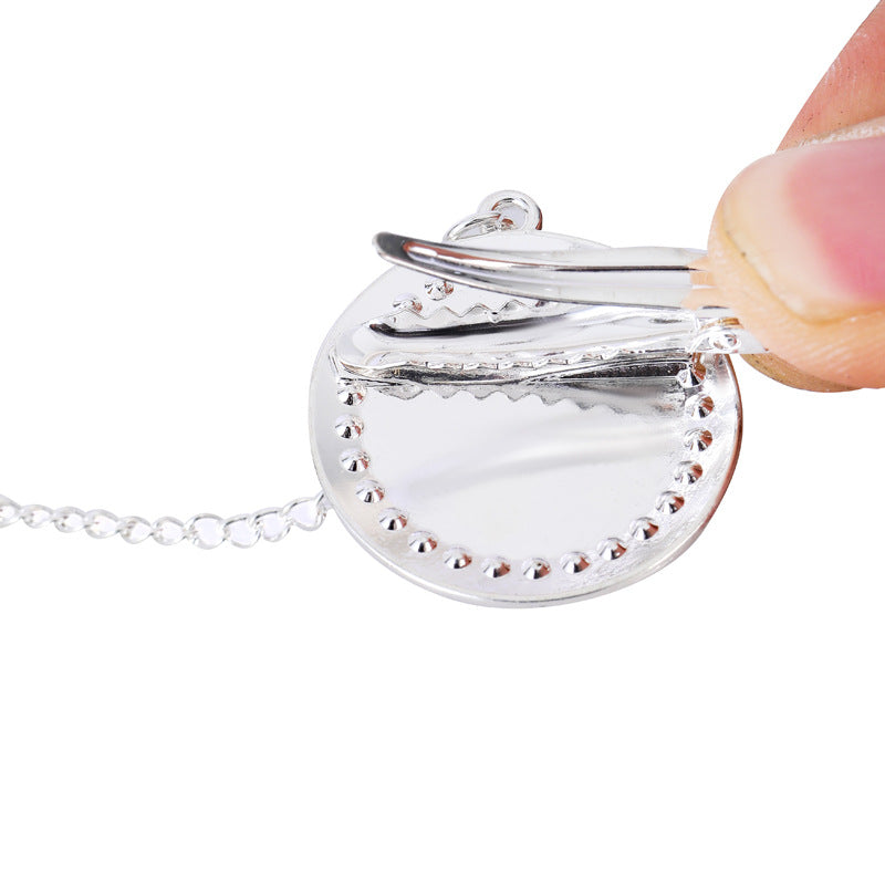 Transparent argent 26 lettres perceuse de tache bébé avec courroies de fermeture diamant