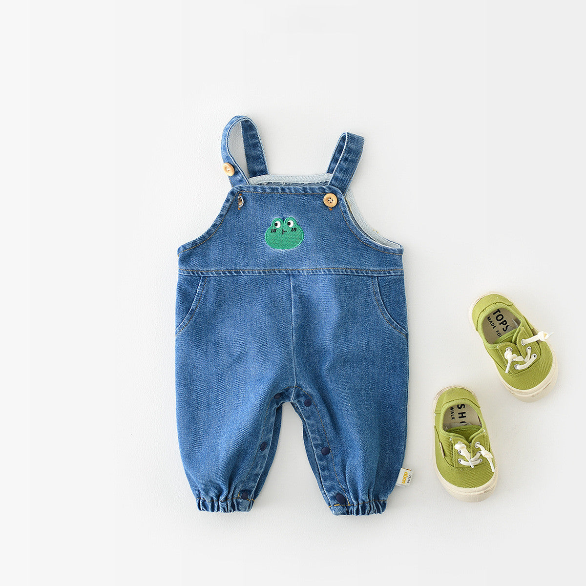 Pantalons à dos en denim simple mode pour garçons